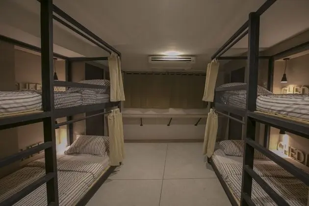 Bed in 4-Bed Mixed Dormitory with Shared Bathroom