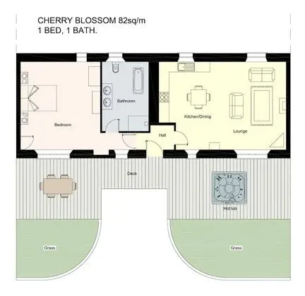 Kır Evi, 1 En Büyük (King) Boy Yatak
