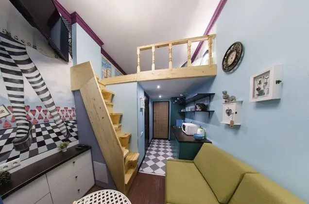 Design Stüdyo, 1 Çift Kişilik Yatak ve Çekyat, Küçük Mutfak, Zemin Kat