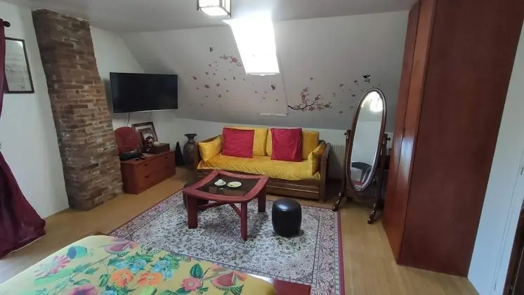 Superior Tek Büyük Yataklı Oda, Banyolu/Duşlu, Bahçe Manzaralı (Chambre zen)