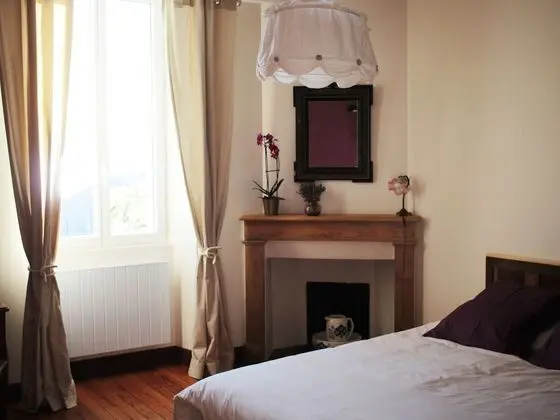 Comfort Tek Büyük Yataklı Oda, Özel Banyo, Dağ Manzaralı (Chambre Prune No 4)