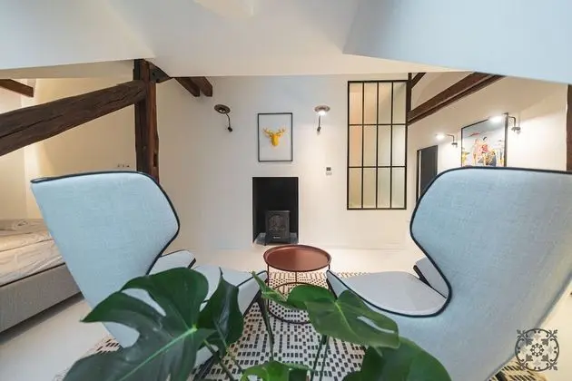 Design Tek Büyük veya İki Ayrı Yataklı Oda, Sigara İçilmez