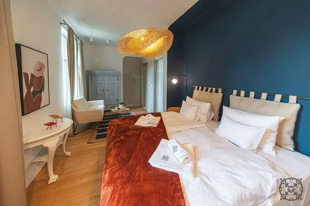Design Tek Büyük veya İki Ayrı Yataklı Oda, Sigara İçilmez, Bahçe Manzaralı