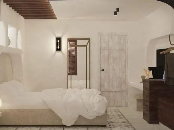 Tek Büyük veya İki Ayrı Yataklı Oda, Havuz Manzaralı, Denize Bakan