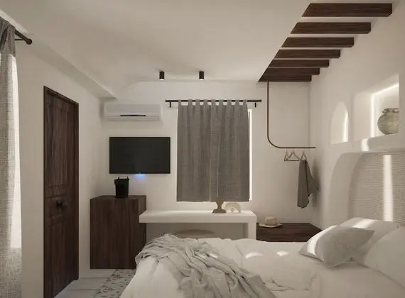 Tek Büyük veya İki Ayrı Yataklı Oda, Havuz Manzaralı, Denize Bakan