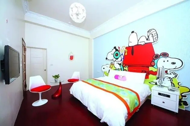 Tek Büyük Yataklı Oda (Cartoon Dog)