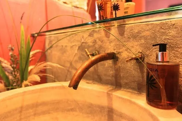 Design Tek Büyük Yataklı Oda, 1 Yatak Odası, Üzüm Asması Manzaralı