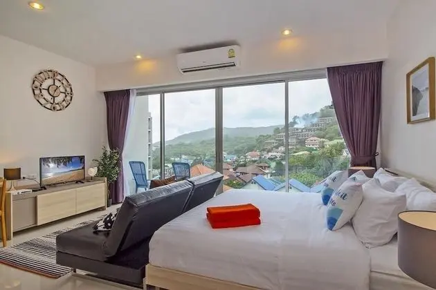 Deluxe Stüdyo Süit, Mutfak, Bahçe Manzaralı