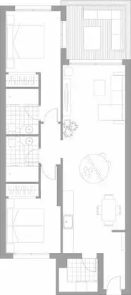 Villa, 2 Yatak Odası
