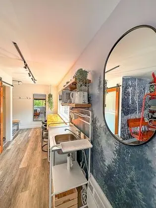 Design Oda, 1 En Büyük (King) Boy Yatak, Küçük Mutfak, Dağ Manzaralı