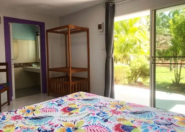 Economy Tek Büyük Yataklı Oda, 1 Büyük (Queen) Boy Yatak, Teras, Bahçe Manzaralı