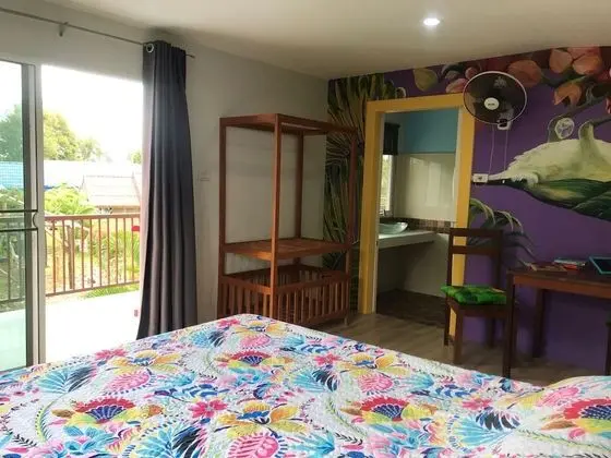 Economy Tek Büyük Yataklı Oda, 1 Büyük (Queen) Boy Yatak, Teras, Bahçe Manzaralı