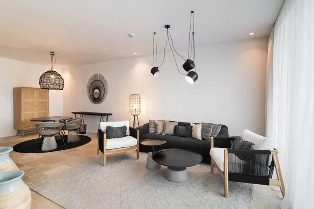 Luxury Apart Daire, 1 Yatak Odası, Balkon, Deniz Manzaralı (Free Access to AquaHouse & Beach)