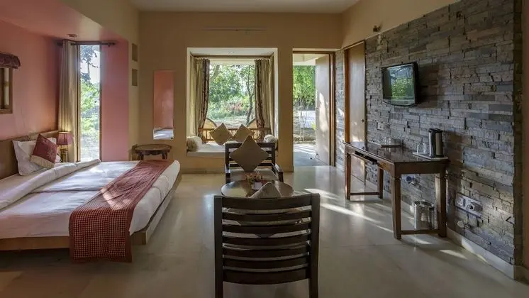 Deluxe Tek Büyük veya İki Ayrı Yataklı Oda, 1 En Büyük (King) Boy Yatak, Bahçe Manzaralı