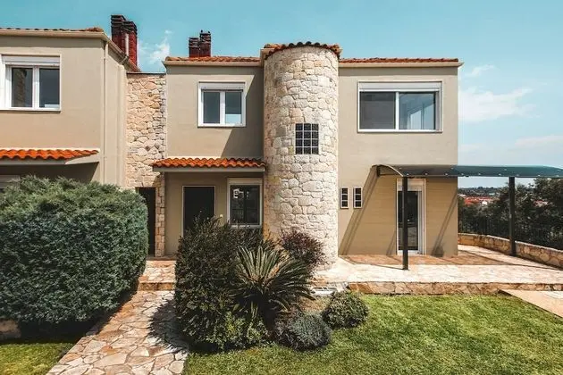 Villa, 2 Yatak Odası, Teras, Bahçe Manzaralı (B)