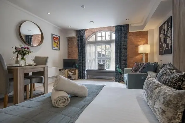 Deluxe Stüdyo, Banyolu/Duşlu, Nehir Manzaralı (Cocoa Suite 1 )