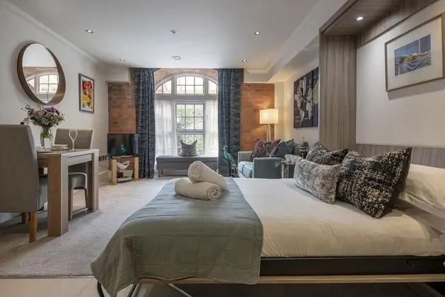 Deluxe Stüdyo, Banyolu/Duşlu, Nehir Manzaralı (Cocoa Suite 1 )
