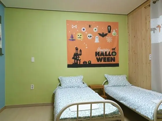 Basic İki Ayrı Yataklı Oda, 2 Tek Kişilik Yatak, Özel Banyo, Bahçe Manzaralı