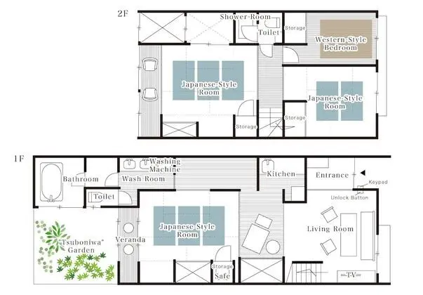 Sıra Ev, 3 Yatak Odası, Avlu Manzaralı