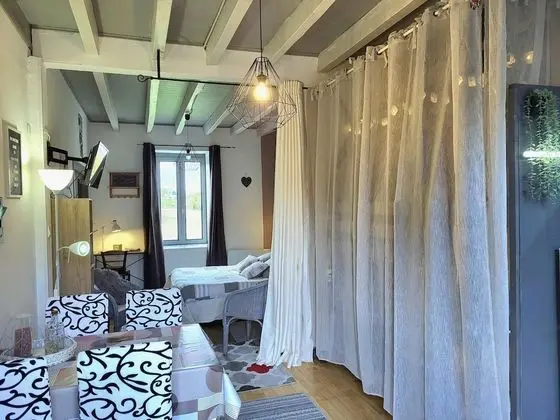 Classic Tek Büyük Yataklı Oda, Bahçe Manzaralı (La Dinotière.)