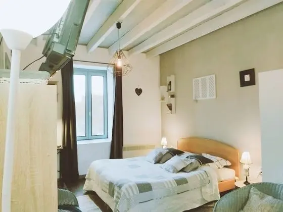 Classic Tek Büyük Yataklı Oda, Bahçe Manzaralı (La Dinotière.)