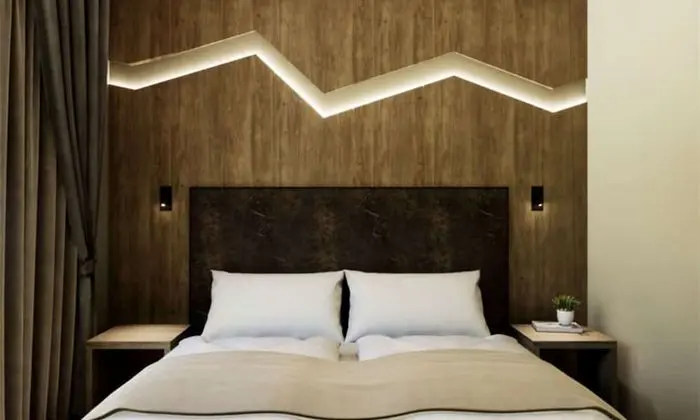 Standard Oda, 1 Büyük (Queen) Boy Yatak, Balkon, Dağ Manzaralı