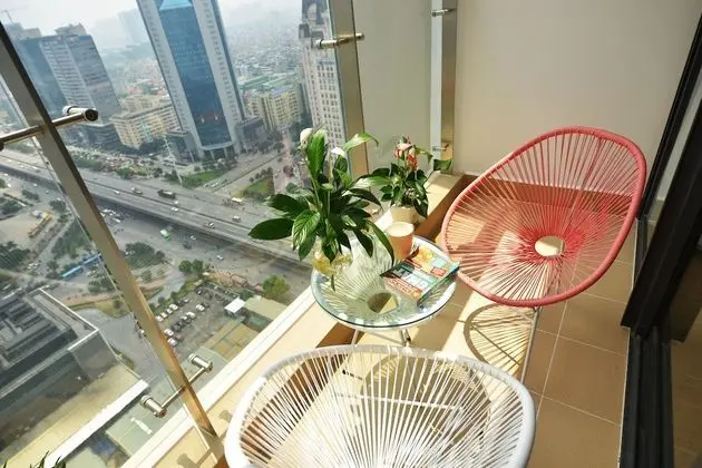 Business Apart Daire, 2 Yatak Odası, Balkon, Şehir Manzaralı