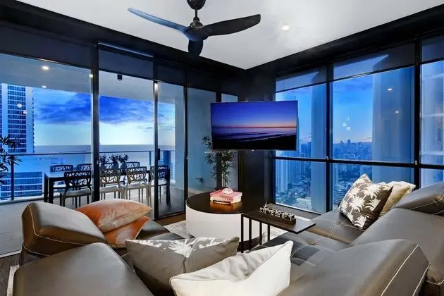Deluxe Apart Daire, 2 Yatak Odası, 2 Banyolu, Okyanus Manzaralı (Lvl 39)