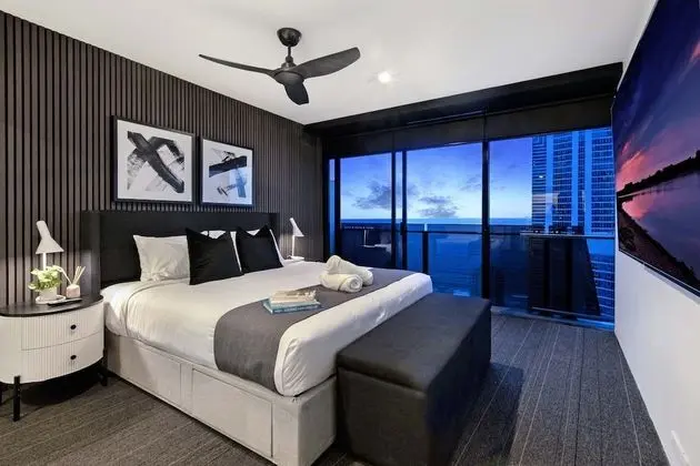 Deluxe Apart Daire, 2 Yatak Odası, 2 Banyolu, Okyanus Manzaralı (Lvl 39)