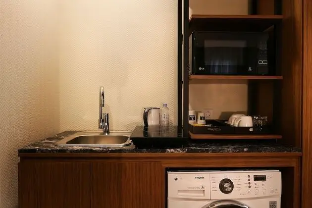 Deluxe Tek Büyük Yataklı Oda, Mutfak (Residence)