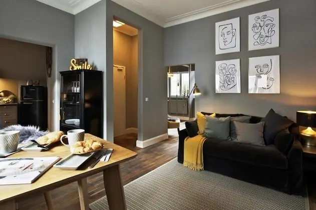 Design Apart Daire, 1 Yatak Odası (Gold, incl. EUR 35 cleaning fee)