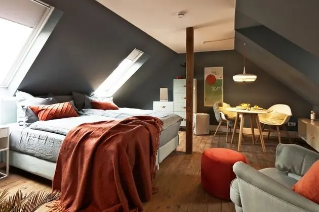 Design Stüdyo, 1 Yatak Odası (Mint, incl. EUR 35 cleaning fee)
