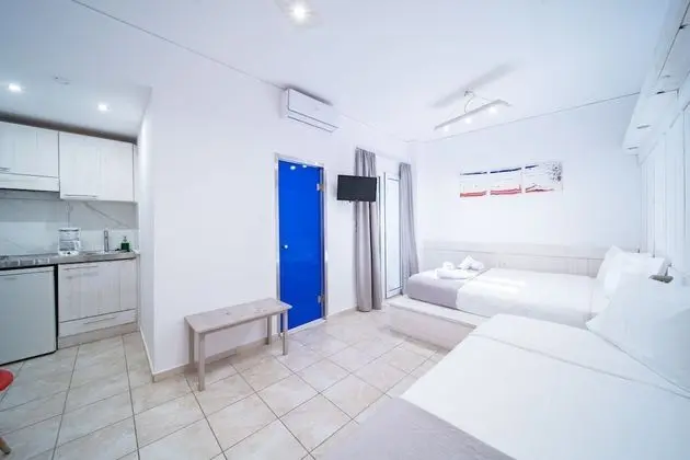 Deluxe Üç Kişilik Oda, Birden Çok Yatak, Veranda