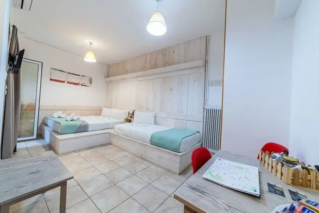 Deluxe Üç Kişilik Oda, Birden Çok Yatak, Veranda