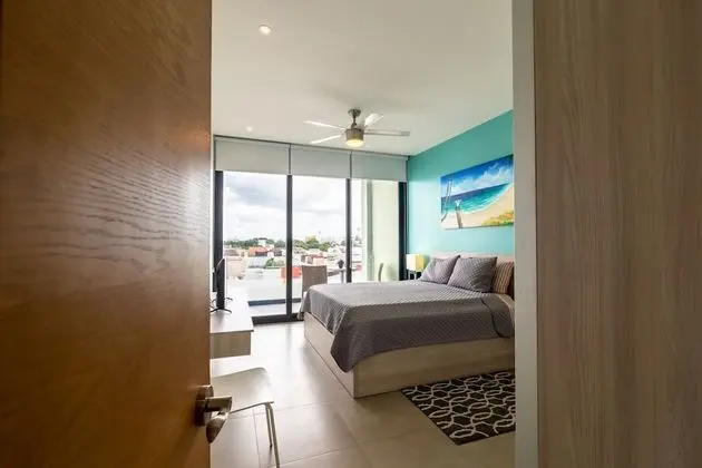 Deluxe Çatı Katı Süiti (Penthouse), 2 Yatak Odası, Kişiye Özel Havuzlu, Şehir Manzaralı