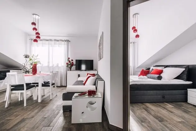 Design Apart Daire, 1 Yatak Odası, Küçük Mutfak