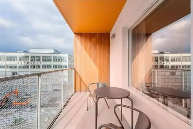 Business Apart Daire, 1 Çift Kişilik Yatak, Balkon, Şehir Manzaralı