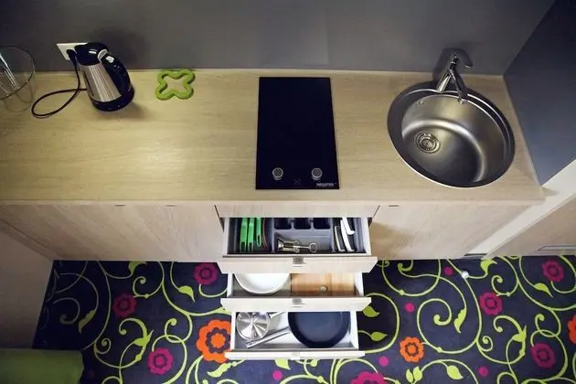 Apartment, 1 Bedroom, Kitchen