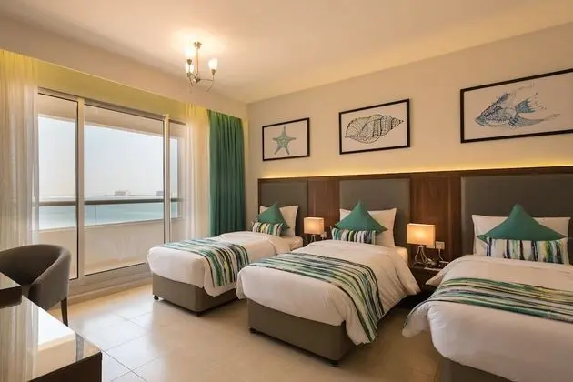 Deluxe Üç Kişilik Oda, 3 Tek Kişilik Yatak, Deniz Manzaralı