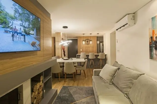 2 QUARTOS, CAMA CASAL + SOFÁ CAMA (MÁX 06 PESSOAS)