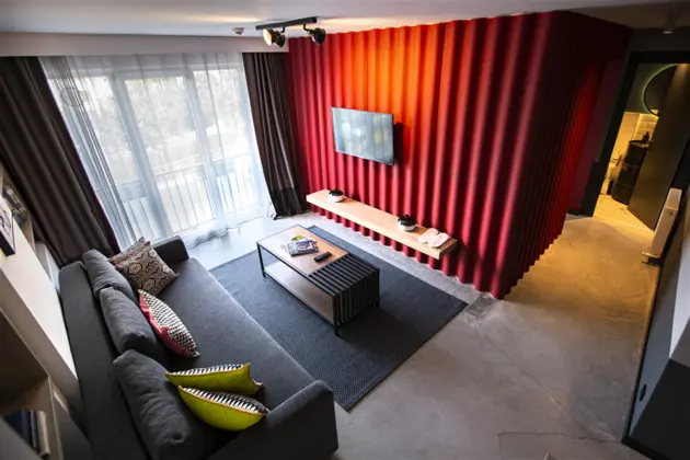 Sehir Manzarali, 1+1 Apartment Custom Oda