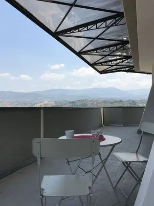 Panoramic Tek Büyük Yataklı Oda, Teras