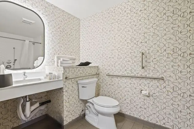Standard Oda, 1 Büyük (Queen) Boy Yatak, Engellilere Uygun (Accessible Tub)