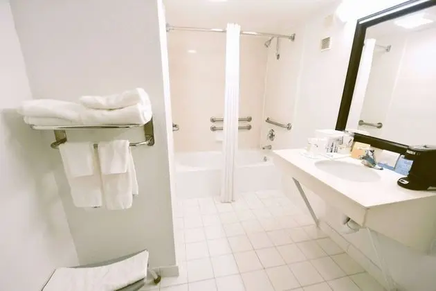 Deluxe Oda, 1 En Büyük (King) Boy Yatak, Sigara İçilmez (Mobility/Hearing/Tub w/Grab Bars)