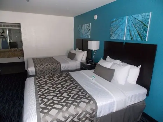 Standard Room, 2 Double Beds, Non Smoking, Pool Side