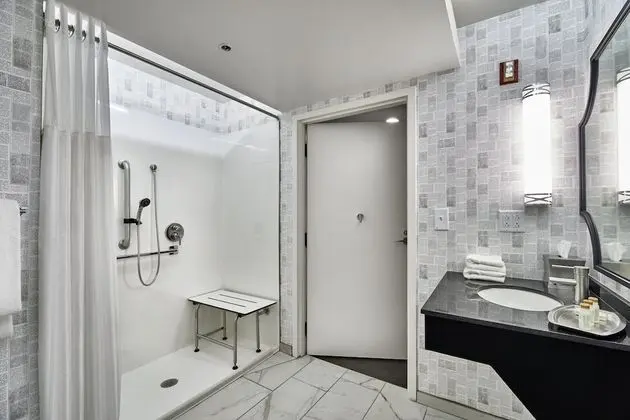 Standard Oda, 1 En Büyük (King) Boy Yatak, Engellilere Uygun (Roll-In Shower)