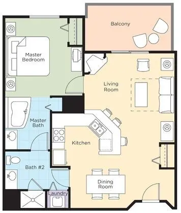 Deluxe Apart Daire, 1 Yatak Odası, Mutfak