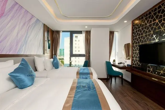Deluxe İki Ayrı Yataklı Oda, Kısmi Deniz Manzaralı