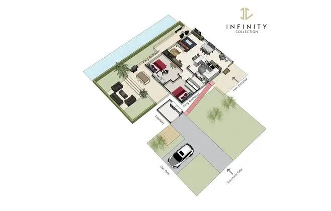 Luxury Ev, 2 Yatak Odası, Deniz Manzaralı