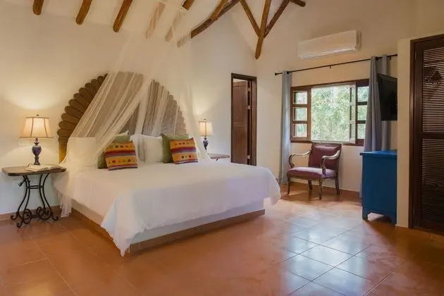 Deluxe Bungalov, 2 Yatak Odası, Bahçe Manzaralı